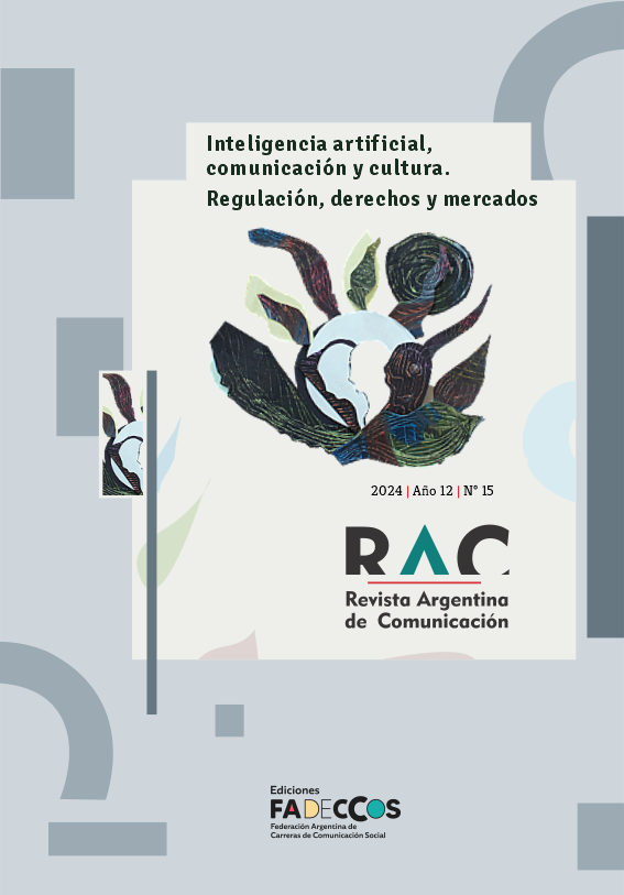 					Ver Vol. 12 Núm. 15 (2024): Inteligencia artificial, comunicación y cultura. Regulación, derechos y mercados
				